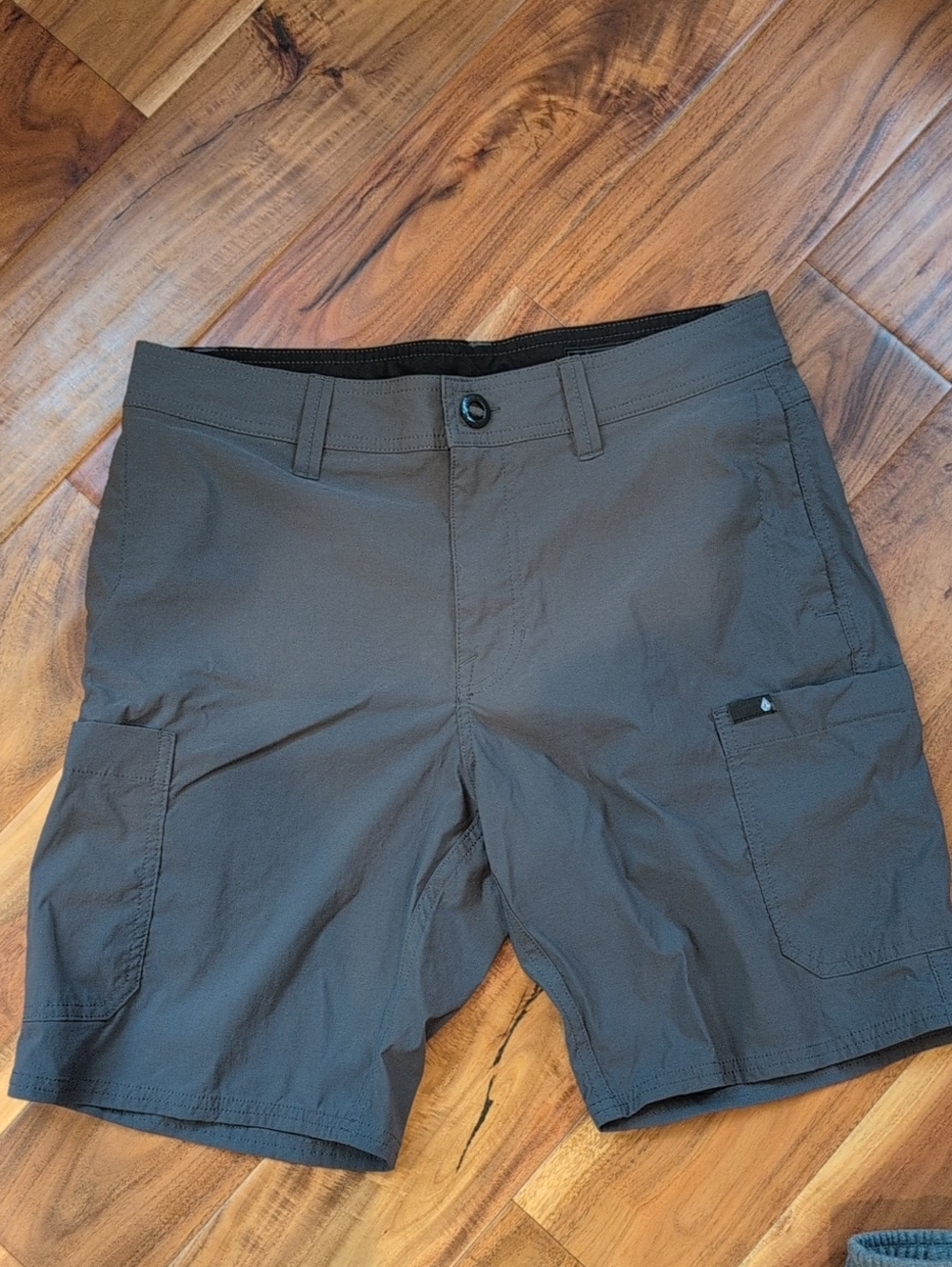 Volcom Men's Charcoal Cargo Shorts